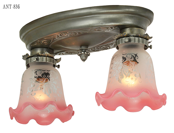 2 bulb ceiling store light fixture