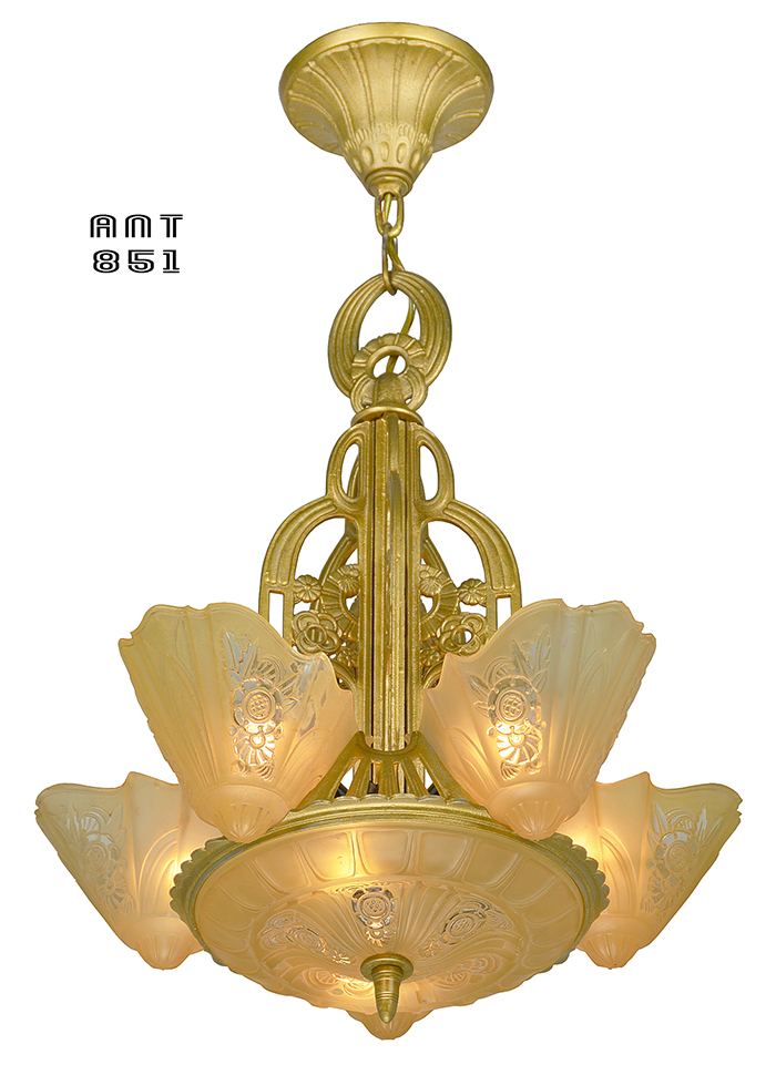 Vintage art deco chandelier lighting new arrivals