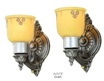 Lovely Pair of Circa 1920s-30s Wall Sconces (ANT-946)