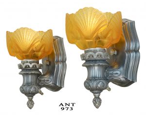 Twenties Era Wall Sconces..a Pair (ANT-973)