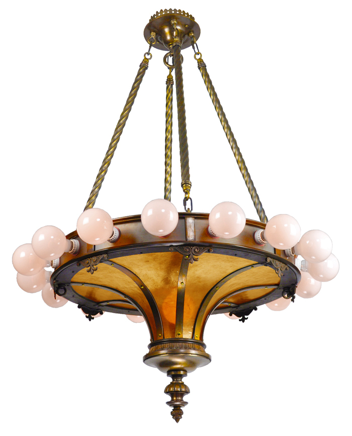 Vintage Hardware Lighting Bare Bulb Large Antique 17 Light