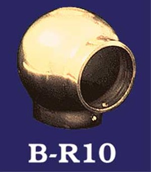 Brass 90degree Ball Elbow for 2" OD Bar Rail (B-R10)