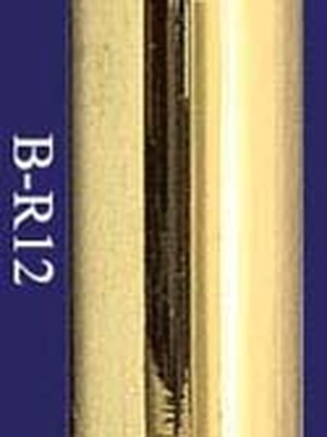Heavy Gauge Brass Bar Rail 2" OD 12 Foot (B-R12)