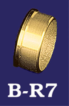 Vintage Style Solid Brass Plain End Cap for Bar Rails (B-R7)