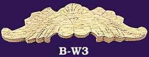 Carved Oak Leaf Motif Handle (B-W3)