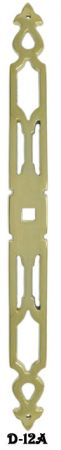 Pierced Brass Backplate Escutcheon 9.5