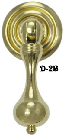 Plain 2" Victorian Teardrop Pull (D-2B)