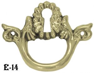 Vintage Antique Drawer Pull With Keyhole (E-14)