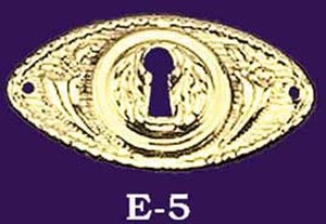 Horn Of Plenty Motif Oval Keyhole (E-5)