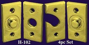 Transom Window Pivot Hinges- Set of 2 (H-102)