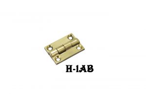 Small 1" Long Extruded Butt Hinges - Pair (H-1AB)