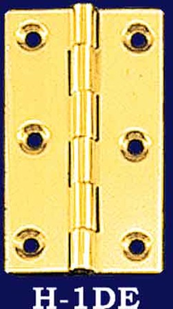 Extruded 2 1/2" Long Butt Hinges - Pair (H-1DE)