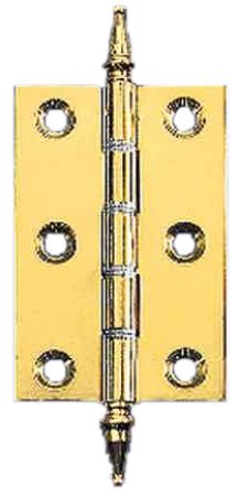 Hinge with Steeple Finials - 3" x 2" (H-1FGB)