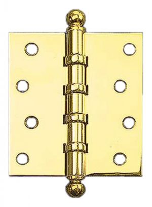 3" x 2 1/2" Hinge with Ball Finials (H-3025-B2F)