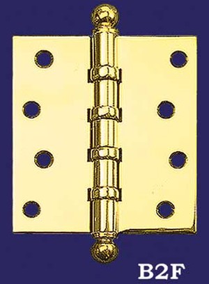 5" x 5" Hinge with Ball Finials (H-5050-B2F)