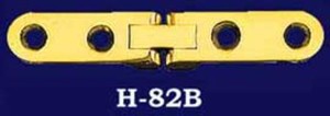 Rounded End 3" Extruded Box Hinges - Pair (H-82B)