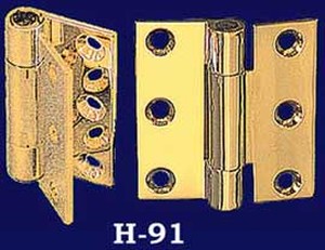 2 1/4" x 3/4" Pair of Fully Swaged Hinge (H-91)