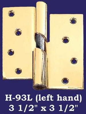 Left Hand 3 1/2" x 3 1/2" Door Lift Hinge - (H-93L)