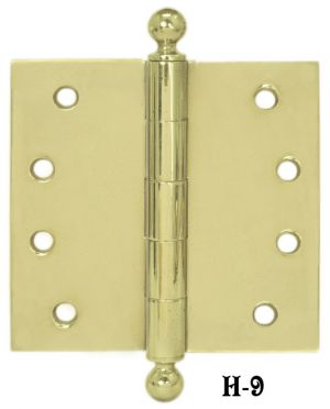 Extruded 4" x 4" Ball Finial Hinge (H-9)