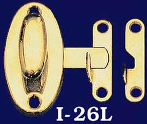 Hoosier Recreated Left Hand Oval Latch (I-26L)