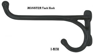 Horse Tack Hook Monster Size in Iron (I-R7H)