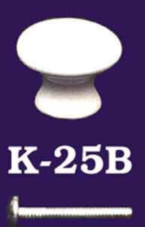 White Porcelain Knob 1