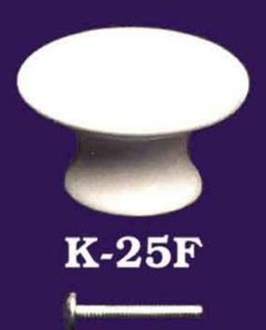 White Porcelain Knob 2