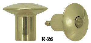 Hoosier Cabinet Knob Recreated with Center Screw (K-26)