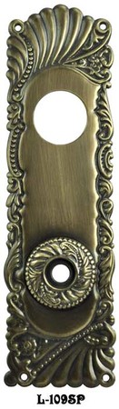 Victorian Recreated Roanoke Entry Door Plate 10