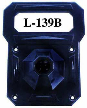 Bakelite Recreated Art Deco Blue Electric Pushbutton Doorbell (L-139B)