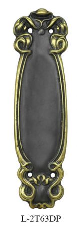 Art Nouveau Style Push Plate (L-63DP)