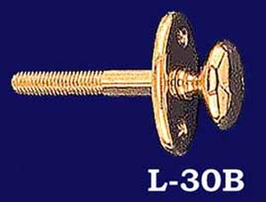 Turn Bolt Knob With 3/8" Thread 2 3/8" Shaft Length (L-30B)