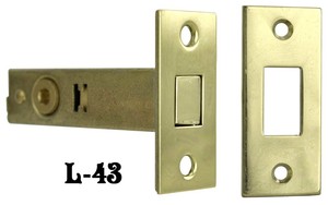 Dead Bolt Privacy Tubular Door Latch 2 3/8