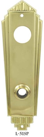 Art Deco Entry Door Plate (L-51SP)