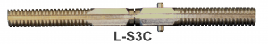 Door Knob Steel Split Shaft Spindle 5" Length (L-S3C)