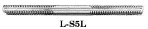 Doorknob Spindle Shaft 3/8" Thread 5" Length (L-S5L)