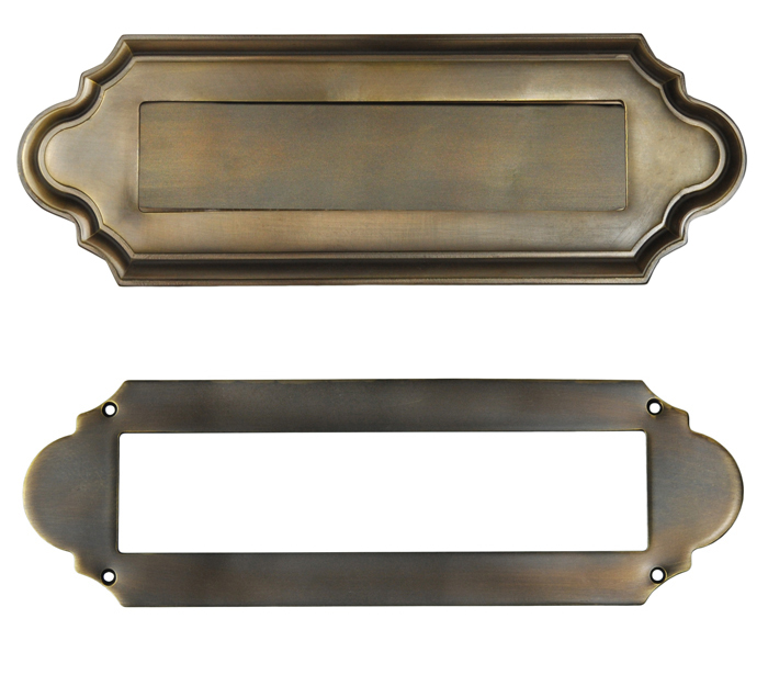 Vintage Hardware Lighting Plain Letter Slot Set For Mail L10set