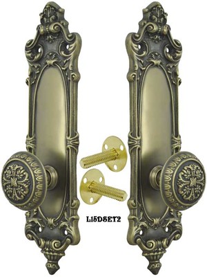 Victorian Rococo Yale Pattern with Gothic Knob Dummy Set (L15LDSET2)