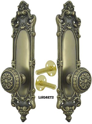 Victorian Rococo Yale Pattern with Gothic Knob Dummy Set (L15LDSET2)