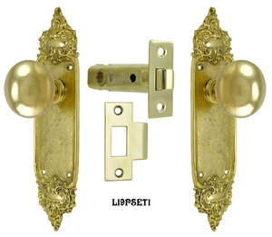 Louis Style Door Plate Passage Set (L19PSET1)