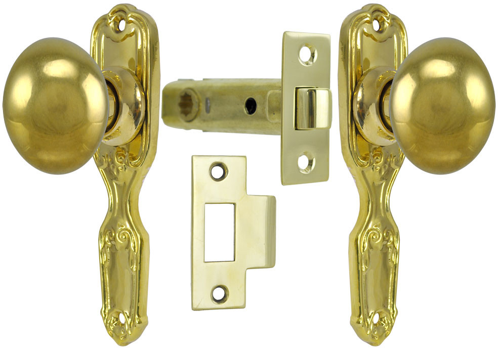 Vintage Hardware Lighting French Door Passage Set L71PSET3