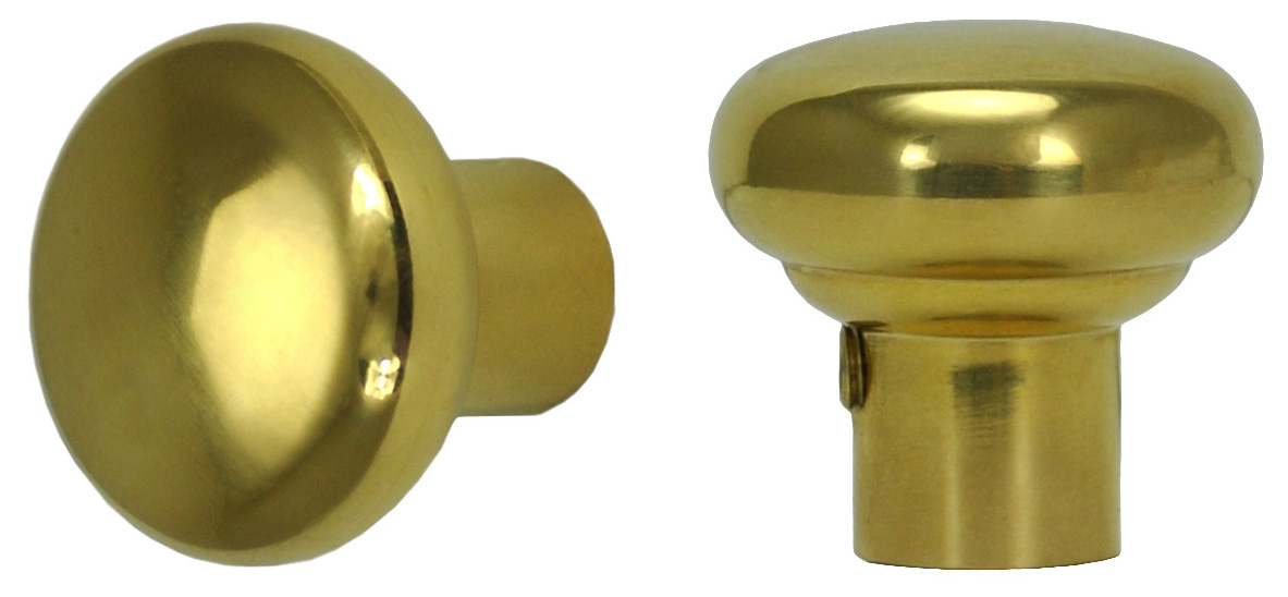 Vintage Hardware & Lighting Vintage Plain Screen Door Knob In Brass