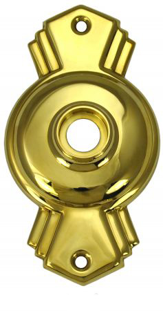 Art Deco Winged Doorknob Rose Vintage Reproduction (L-96)