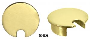 Solid Brass Cord Grommet 3/8" Slot (M-12A)