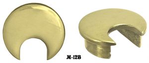 Solid Brass Cord Grommet 3/4" Slot (M-12B)