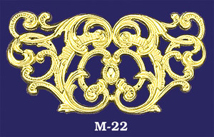 Brass Stair Riser Decoration (M-22)