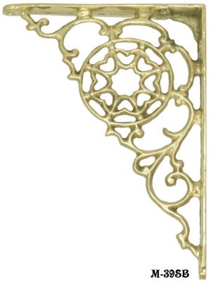 Cast Brass Shelf Bracket 5.75" X 7.75" (M-39SB)