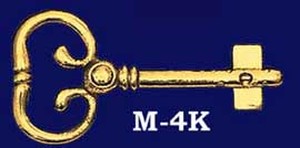 Rolltop Desk Recreated Lock Skeleton Key Blank (M-4K)