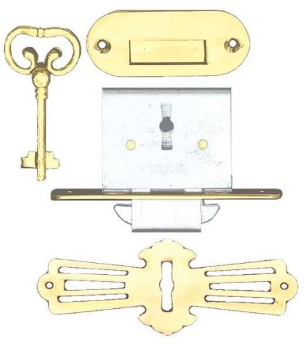 Vintage Hardware & Lighting - Recreated Roll Top Desk Lock Set (M-4)