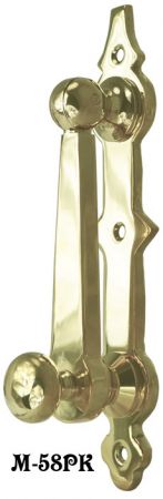Elegant Brass Doorknocker (M-58PK)